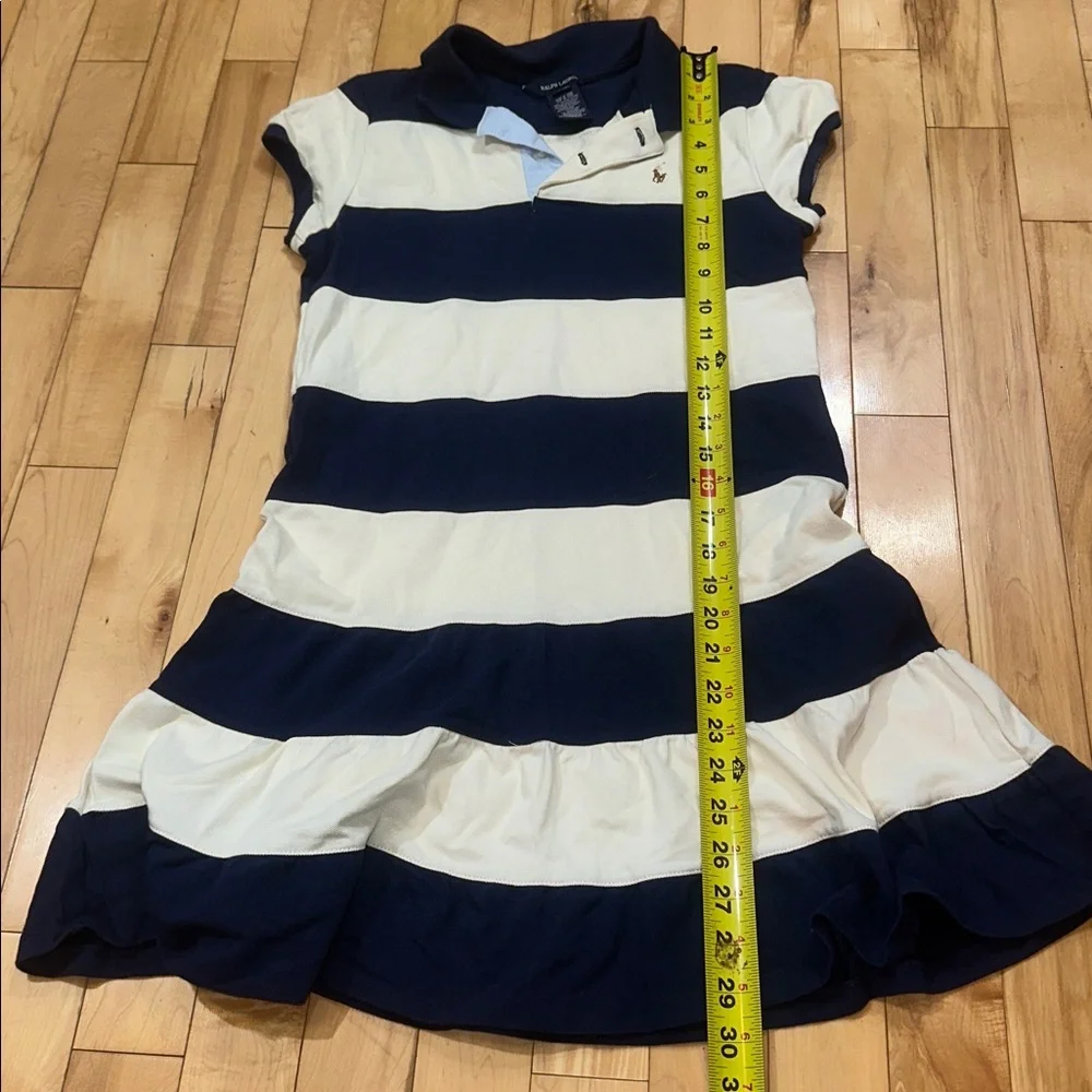 Ralph Lauren Navy and Cream Polo Dress - Picture 5 of 8